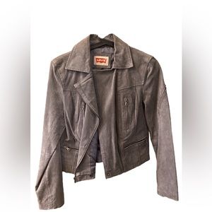 Levi’s suede jacket grey new without tags